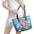 Australia Koala Christmas Leather Tote Bag Santa Claus Ho Ho Ho - Wonder Print Shop