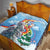 Australia Koala Christmas Quilt Santa Claus Ho Ho Ho - Wonder Print Shop