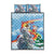 Australia Koala Christmas Quilt Bed Set Santa Claus Ho Ho Ho - Wonder Print Shop