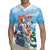Personalised Australia Koala Christmas Rugby Jersey Santa Claus Ho Ho Ho - Wonder Print Shop