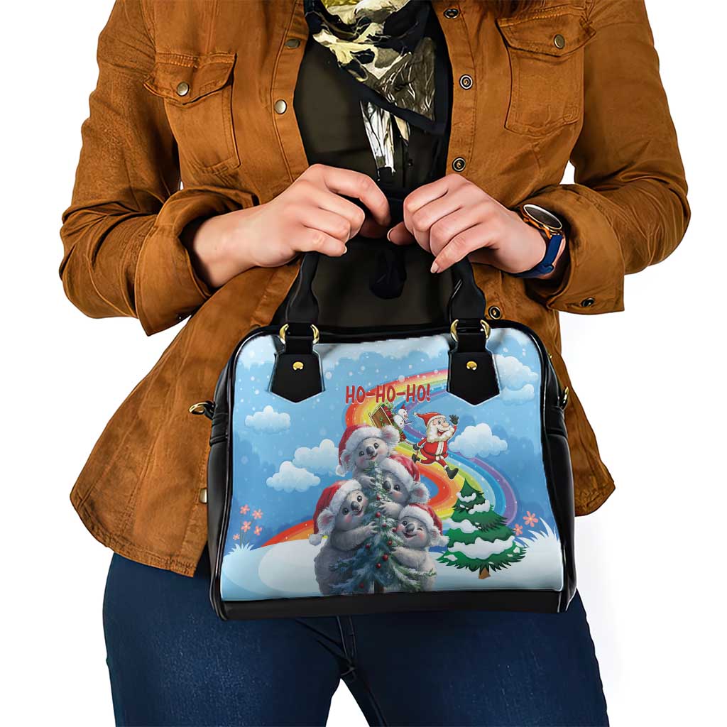 Australia Koala Christmas Shoulder Handbag Santa Claus Ho Ho Ho