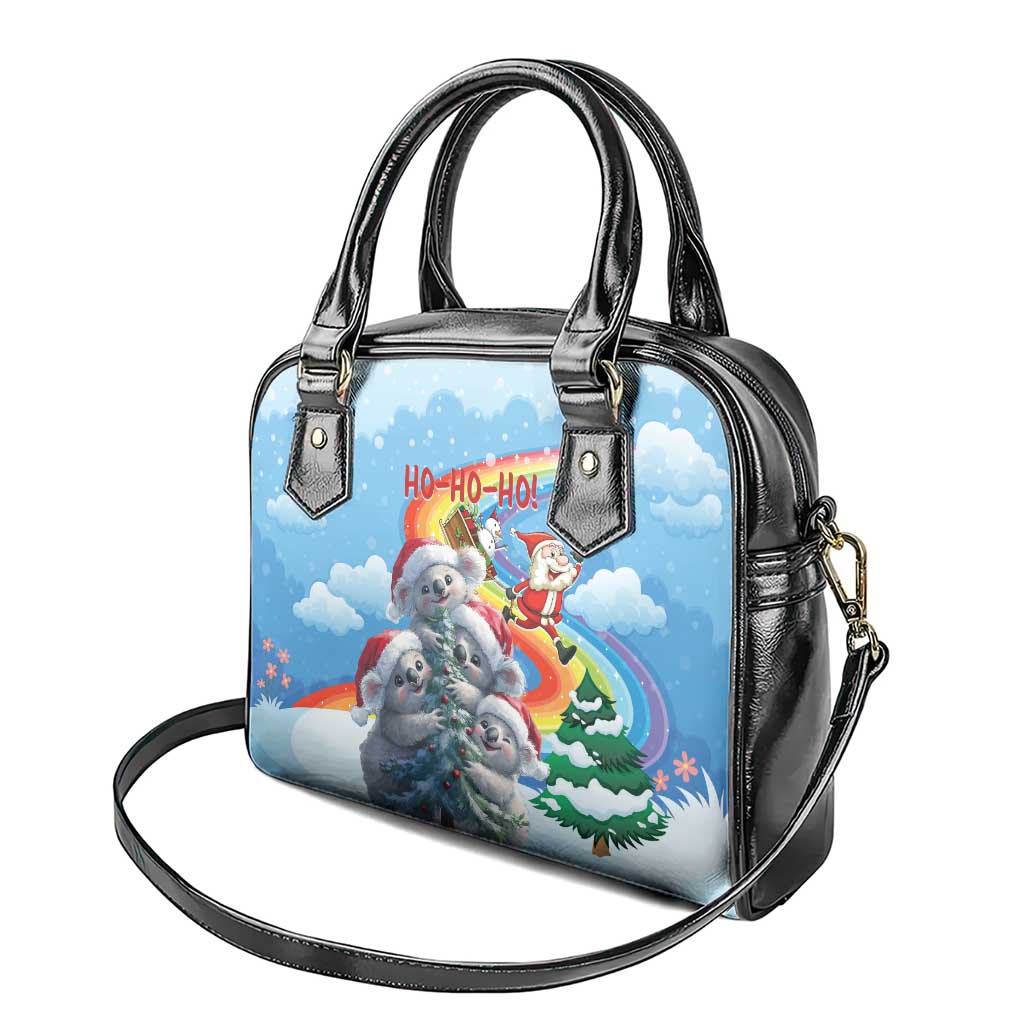 Australia Koala Christmas Shoulder Handbag Santa Claus Ho Ho Ho