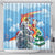 Australia Koala Christmas Shower Curtain Santa Claus Ho Ho Ho