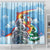 Australia Koala Christmas Shower Curtain Santa Claus Ho Ho Ho
