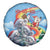Australia Koala Christmas Spare Tire Cover Santa Claus Ho Ho Ho - Wonder Print Shop