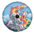 Australia Koala Christmas Spare Tire Cover Santa Claus Ho Ho Ho - Wonder Print Shop