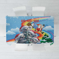 Australia Koala Christmas Tablecloth Santa Claus Ho Ho Ho - Wonder Print Shop