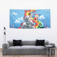 Australia Koala Christmas Tapestry Santa Claus Ho Ho Ho - Wonder Print Shop