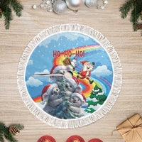 Australia Koala Christmas Tree Skirt Santa Claus Ho Ho Ho - Wonder Print Shop