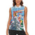 Personalised Australia Koala Christmas Women Sleeveless Polo Shirt Santa Claus Ho Ho Ho - Wonder Print Shop