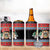 Personalized Antigua and Barbuda Christmas 4 in 1 Can Cooler Tumbler Coat Of Arms With Snowman - Wonder Print Shop