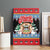 Antigua and Barbuda Christmas Canvas Wall Art Coat Of Arms With Snowman - Wonder Print Shop