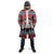 Personalized Antigua and Barbuda Christmas Cloak Coat Of Arms With Snowman - Wonder Print Shop