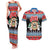 Personalized Antigua and Barbuda Christmas Couples Matching Tank Maxi Dress and Hawaiian Shirt Coat Of Arms With Snowman - Wonder Print Shop
