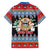 Personalized Antigua and Barbuda Christmas Family Matching Long Sleeve Bodycon Dress and Hawaiian Shirt Coat Of Arms With Snowman - Wonder Print Shop