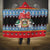 Antigua and Barbuda Christmas Hooded Blanket Coat Of Arms With Snowman - Wonder Print Shop