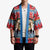 Personalized Antigua and Barbuda Christmas Kimono Coat Of Arms With Snowman - Wonder Print Shop