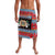 Personalized Antigua and Barbuda Christmas Lavalava Coat Of Arms With Snowman - Wonder Print Shop