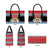 Antigua and Barbuda Christmas Leather Bag Coat Of Arms With Snowman - Wonder Print Shop
