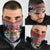 Antigua and Barbuda Christmas Neck Gaiter Coat Of Arms With Snowman - Wonder Print Shop