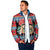 Personalized Antigua and Barbuda Christmas Padded Jacket Coat Of Arms With Snowman - Wonder Print Shop