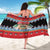 Antigua and Barbuda Christmas Sarong Coat Of Arms With Snowman - Wonder Print Shop