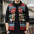 Personalized Antigua and Barbuda Christmas Sleeveless Puffer Jacket Coat Of Arms With Snowman - Wonder Print Shop