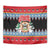 Antigua and Barbuda Christmas Tapestry Coat Of Arms With Snowman - Wonder Print Shop