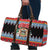 Antigua and Barbuda Christmas Travel Bag Coat Of Arms With Snowman - Wonder Print Shop