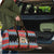 Antigua and Barbuda Christmas Travel Bag Coat Of Arms With Snowman - Wonder Print Shop