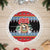 Antigua and Barbuda Christmas Tree Skirt Coat Of Arms With Snowman - Wonder Print Shop