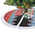 Antigua and Barbuda Christmas Tree Skirt Coat Of Arms With Snowman - Wonder Print Shop