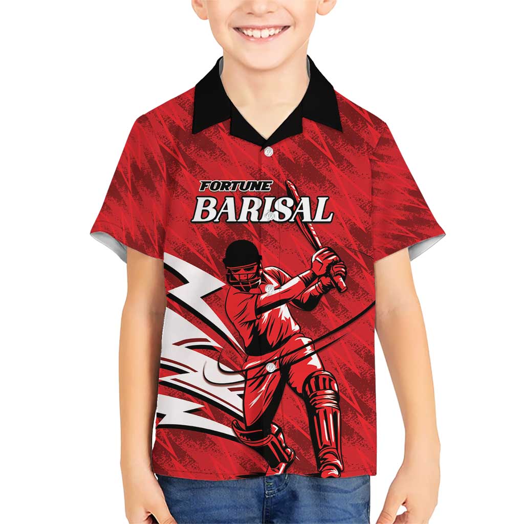Custom Barishal Cricket Fortune Kid Hawaiian Shirt Southern Army Champions - Wonder Print Shop