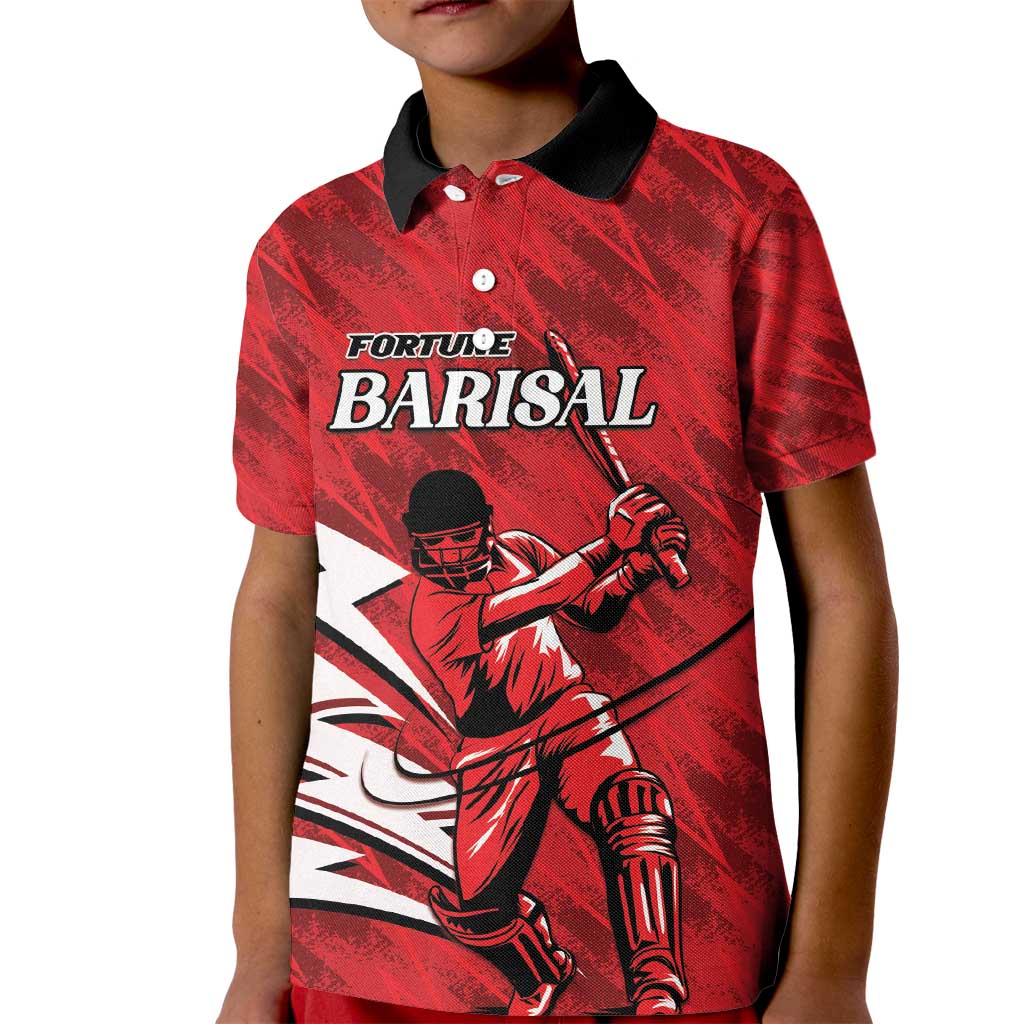 Custom Barishal Cricket Fortune Kid Polo Shirt Southern Army Champions - Wonder Print Shop