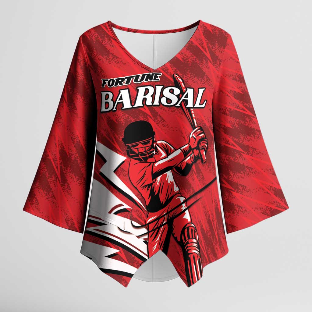 Custom Barishal Cricket Fortune Kimono Sleeve Blouse Southern Army Champions - Wonder Print Shop