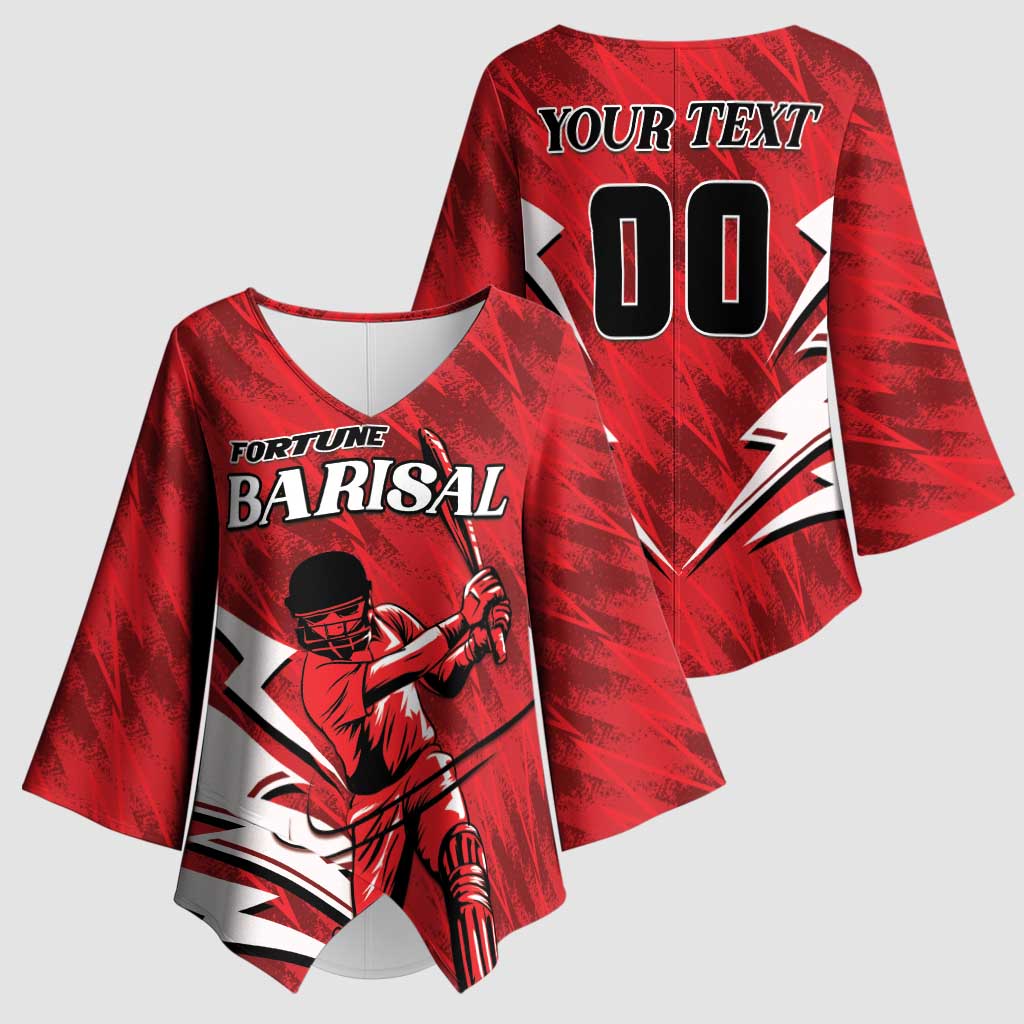 Custom Barishal Cricket Fortune Kimono Sleeve Blouse Southern Army Champions - Wonder Print Shop