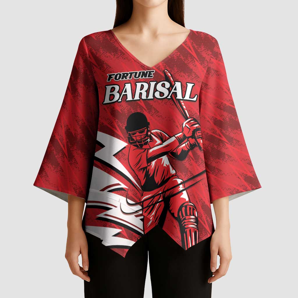 Custom Barishal Cricket Fortune Kimono Sleeve Blouse Southern Army Champions - Wonder Print Shop