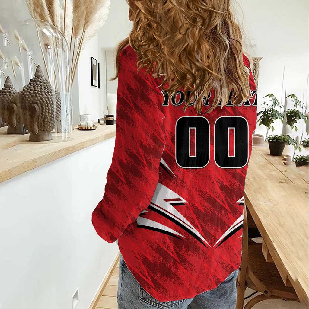 Custom Barishal Cricket Fortune Women Casual Shirt Southern Army Champions - Wonder Print Shop