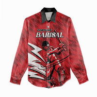 Custom Barishal Cricket Fortune Women Casual Shirt Southern Army Champions - Wonder Print Shop
