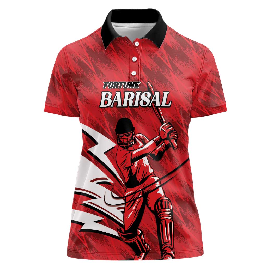 Custom Barishal Cricket Fortune Women Polo Shirt Southern Army Champions - Wonder Print Shop