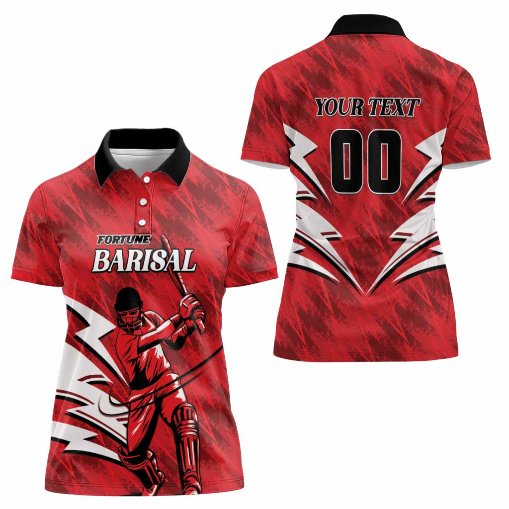 Custom Barishal Cricket Fortune Women Polo Shirt Southern Army Champions - Wonder Print Shop