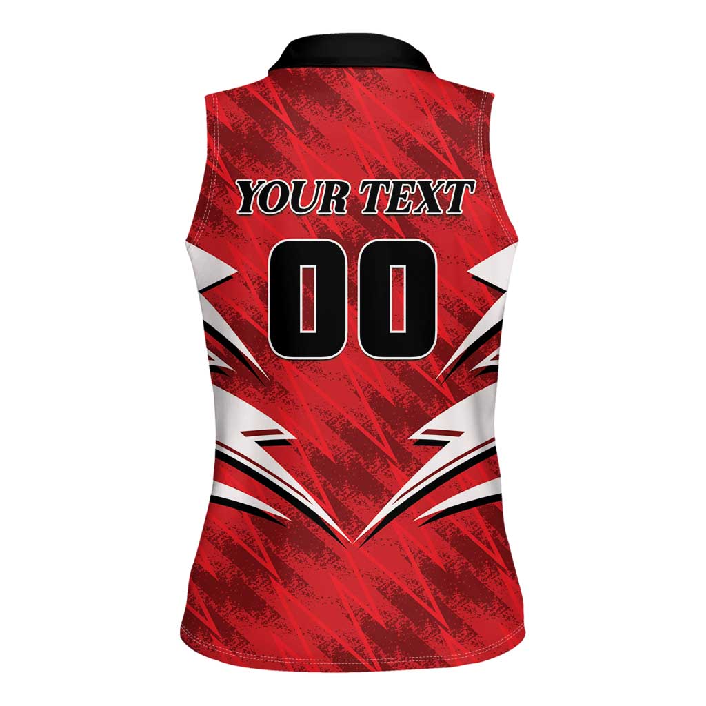 Custom Barishal Cricket Fortune Women Sleeveless Polo Shirt Southern Army Champions - Wonder Print Shop