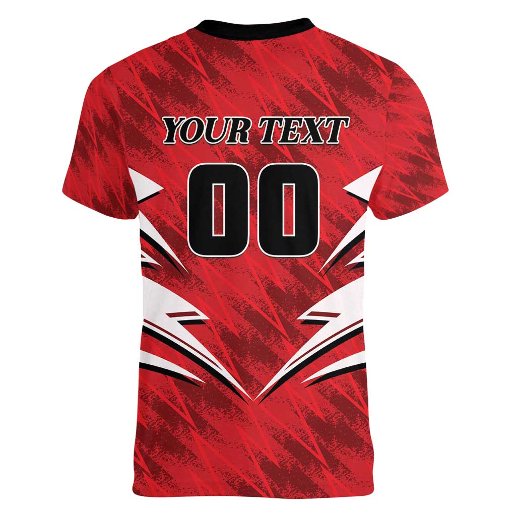 Custom Barishal Cricket Fortune Women V-Neck T-Shirt Southern Army Champions - Wonder Print Shop