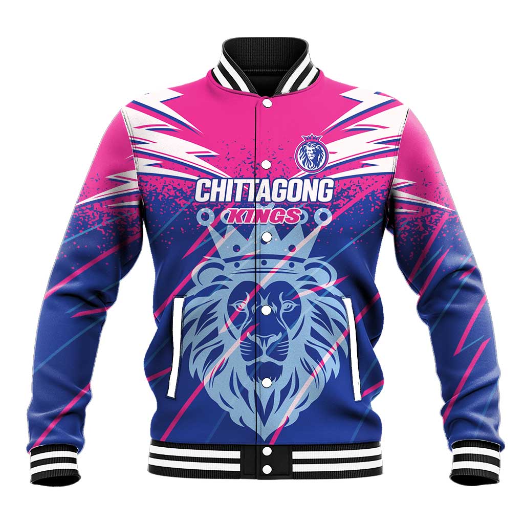 Custom Chittagong Cricket Baseball Jacket Faith Honour Strength - Wonder Print Shop