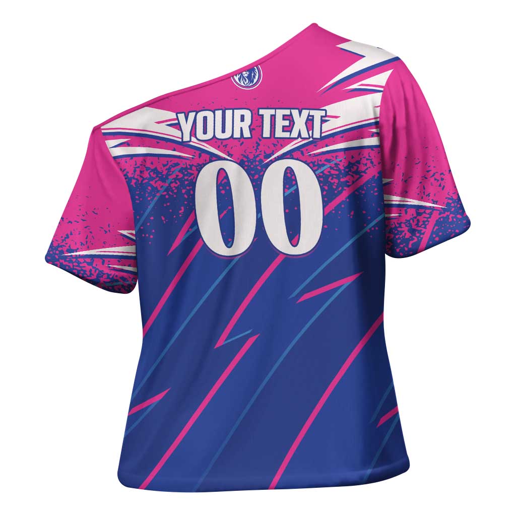 Custom Chittagong Cricket Cross Shoulder Shirt Faith Honour Strength - Wonder Print Shop