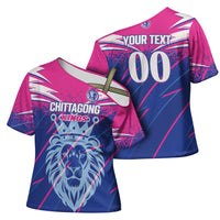 Custom Chittagong Cricket Cross Shoulder Shirt Faith Honour Strength - Wonder Print Shop