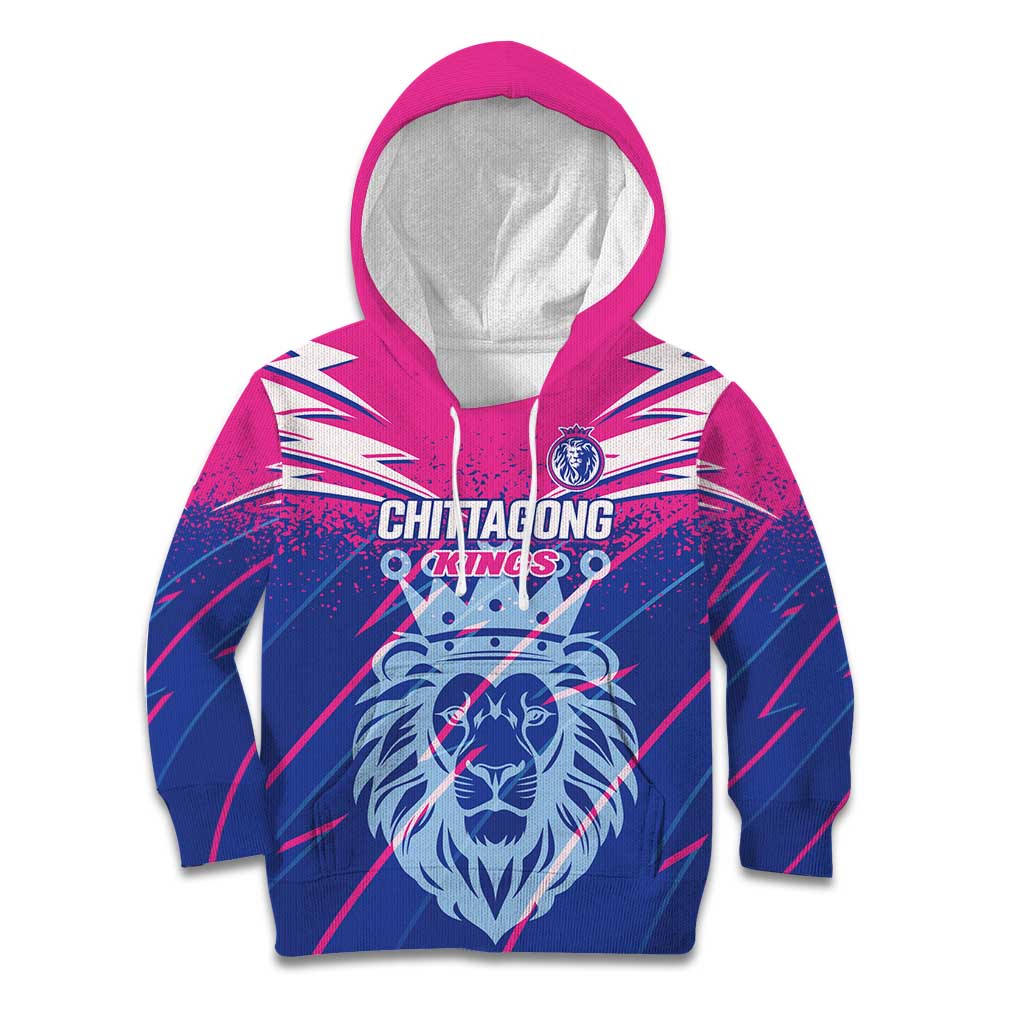 Custom Chittagong Cricket Kid Hoodie Faith Honour Strength - Wonder Print Shop