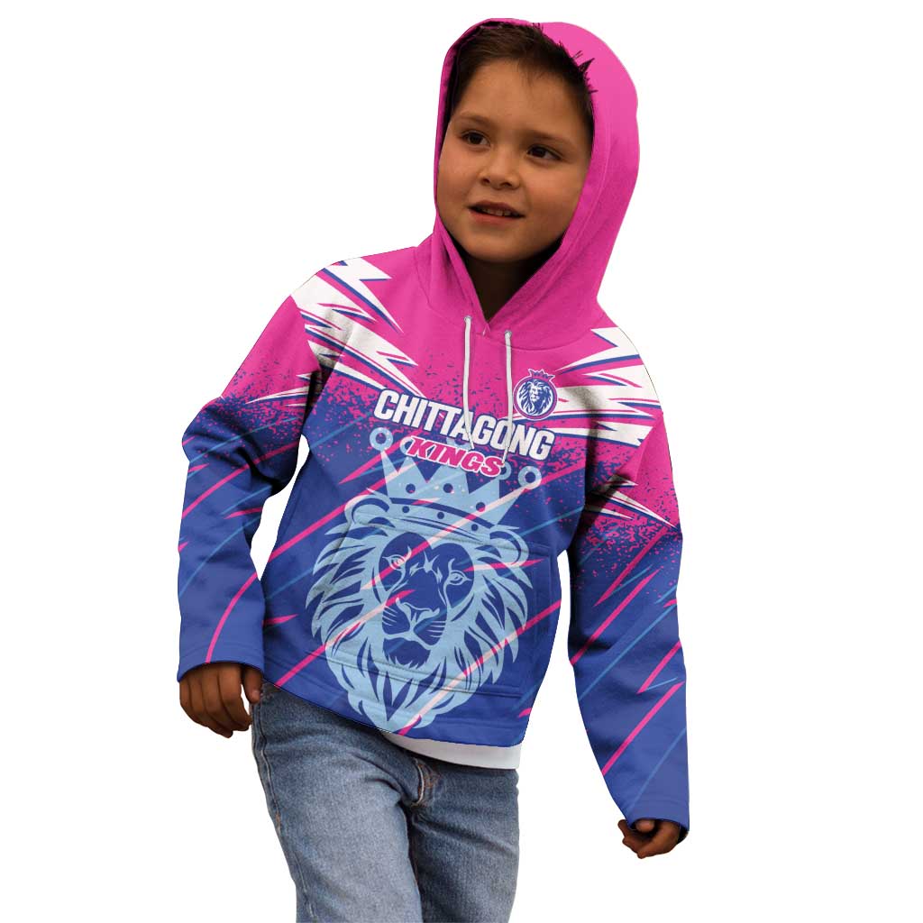Custom Chittagong Cricket Kid Hoodie Faith Honour Strength - Wonder Print Shop