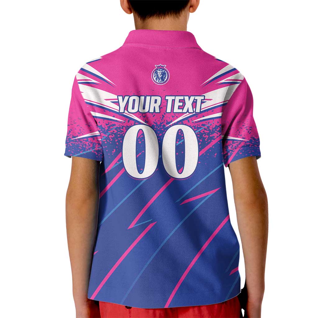 Custom Chittagong Cricket Kid Polo Shirt Faith Honour Strength - Wonder Print Shop