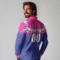 Custom Chittagong Cricket Long Sleeve Polo Shirt Faith Honour Strength - Wonder Print Shop